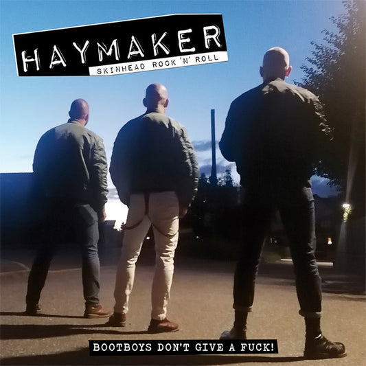 HAYMAKER "Bootboys Don't Give a Fuck" LP (Yellow/Black Vinyl)