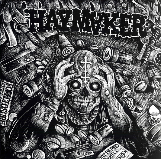 HAYMAKER "Taxed...Tracked...Inoculated...Enslaved" LP  (Gold Vinyl)