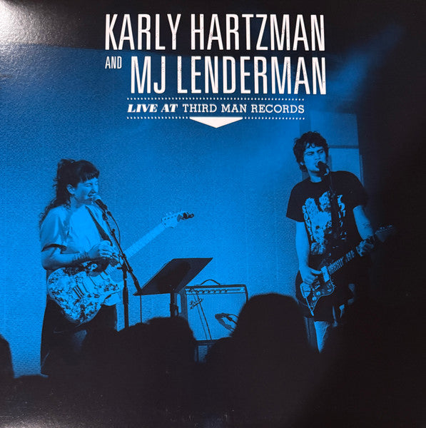 HARTZMAN, KARLY & MJ LENDERMAN "Live at Third Man Records" LP (Blue/Black)