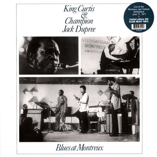 DUPREE, CHAMPION JACK & KING CURTIS "Blues at Montteux" LP (Clear Vinyl)