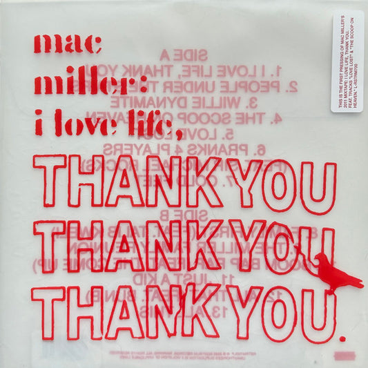MILLER, MAC "I Love Life, Thank You!" LP (Clear)