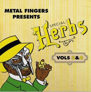 MF DOOM "Special Herbs Vol 3 & 4" LPx2 (Lemon Yellow)
