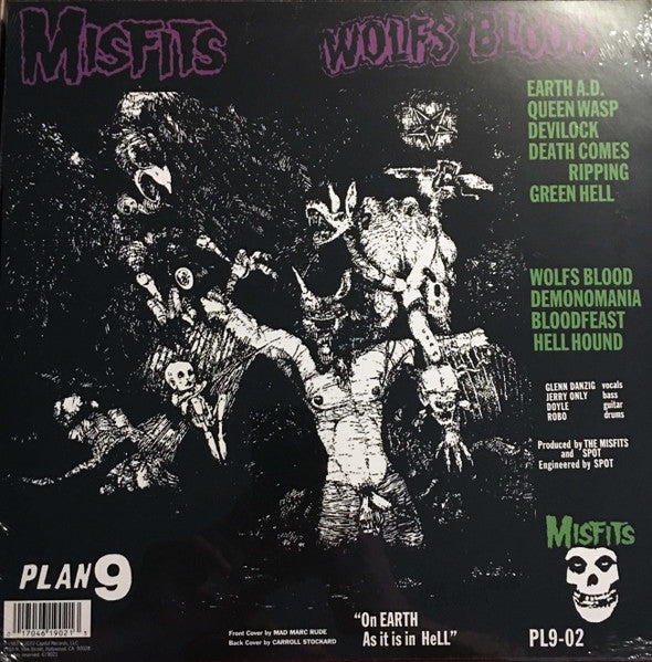 MISFITS "Earth A.D./Wolfsblood" LP (2022)