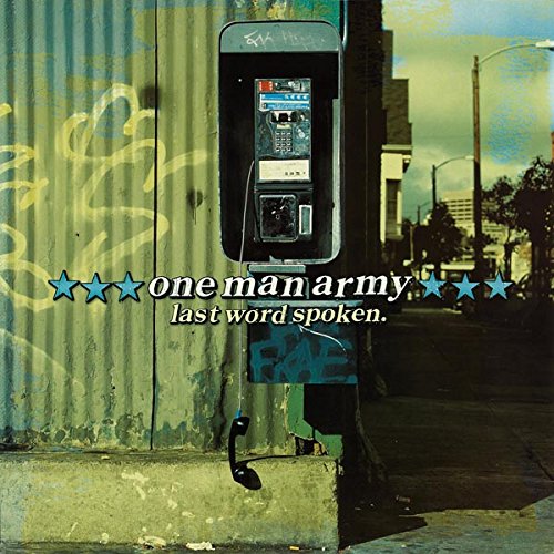 ONE MAN ARMY "Last Word Spoken" LP (Blue Vinyl)