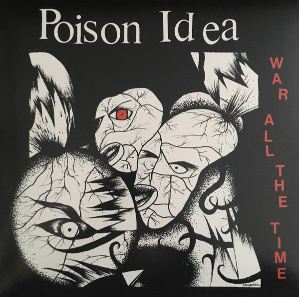POISON IDEA "War All The Time" LP (Red Vinyl)