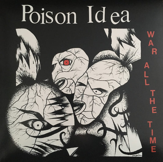 POISON IDEA "War All The Time" LP (Red Vinyl)