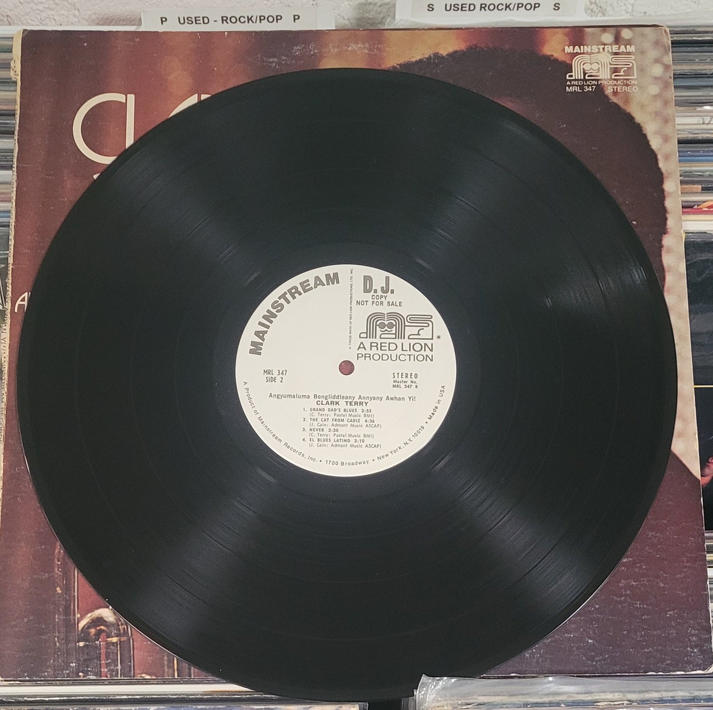 TERRY, CLARK "Angyumaluma Bongliddleany Nannyany Awhan Yi!" LP (Promo LP) VG/VG