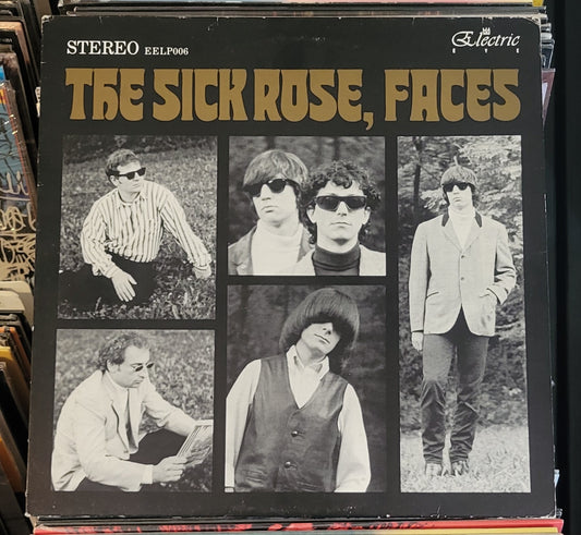 SICK ROSE, THE "Faces" LP (1986) Garage Rock Italian Press VG+/VG