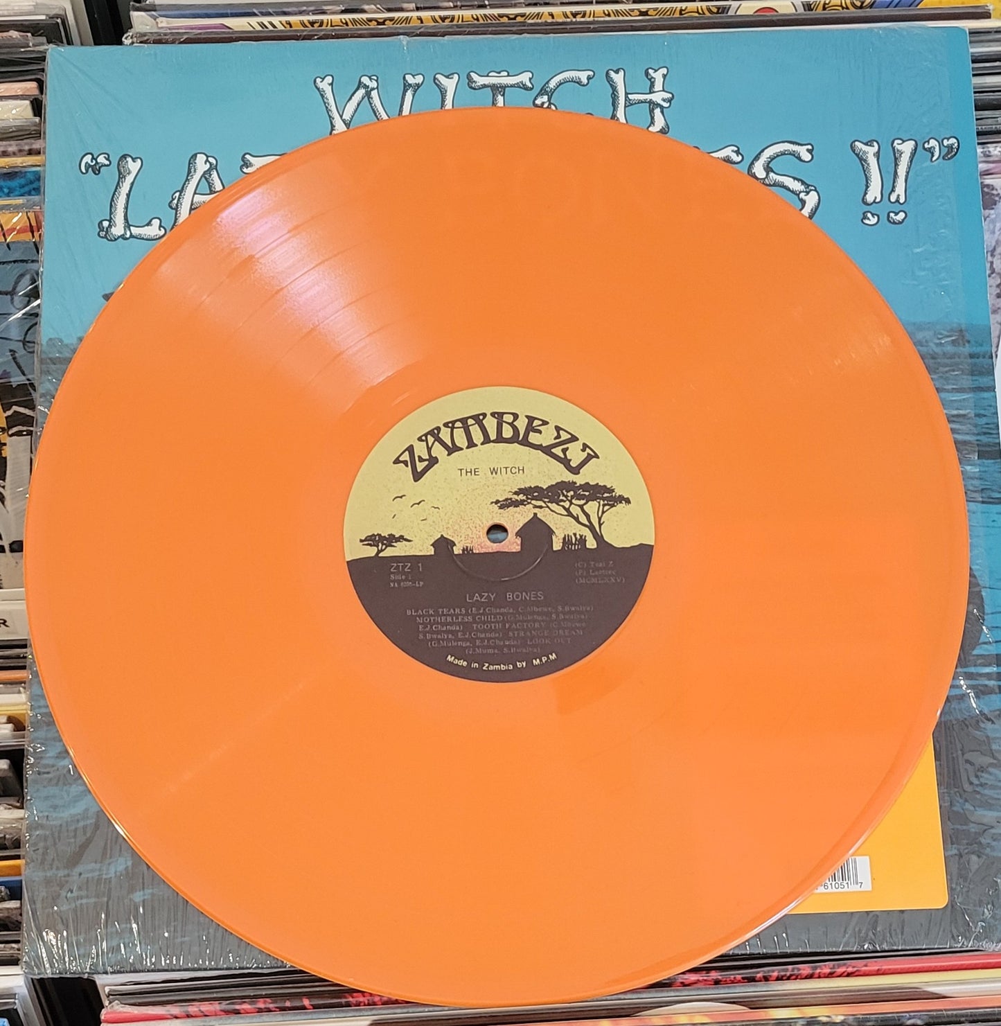 WITCH "Lazy Bones!!" LP (2025) African Prog Rock Orange Vinyl VG+/VG+