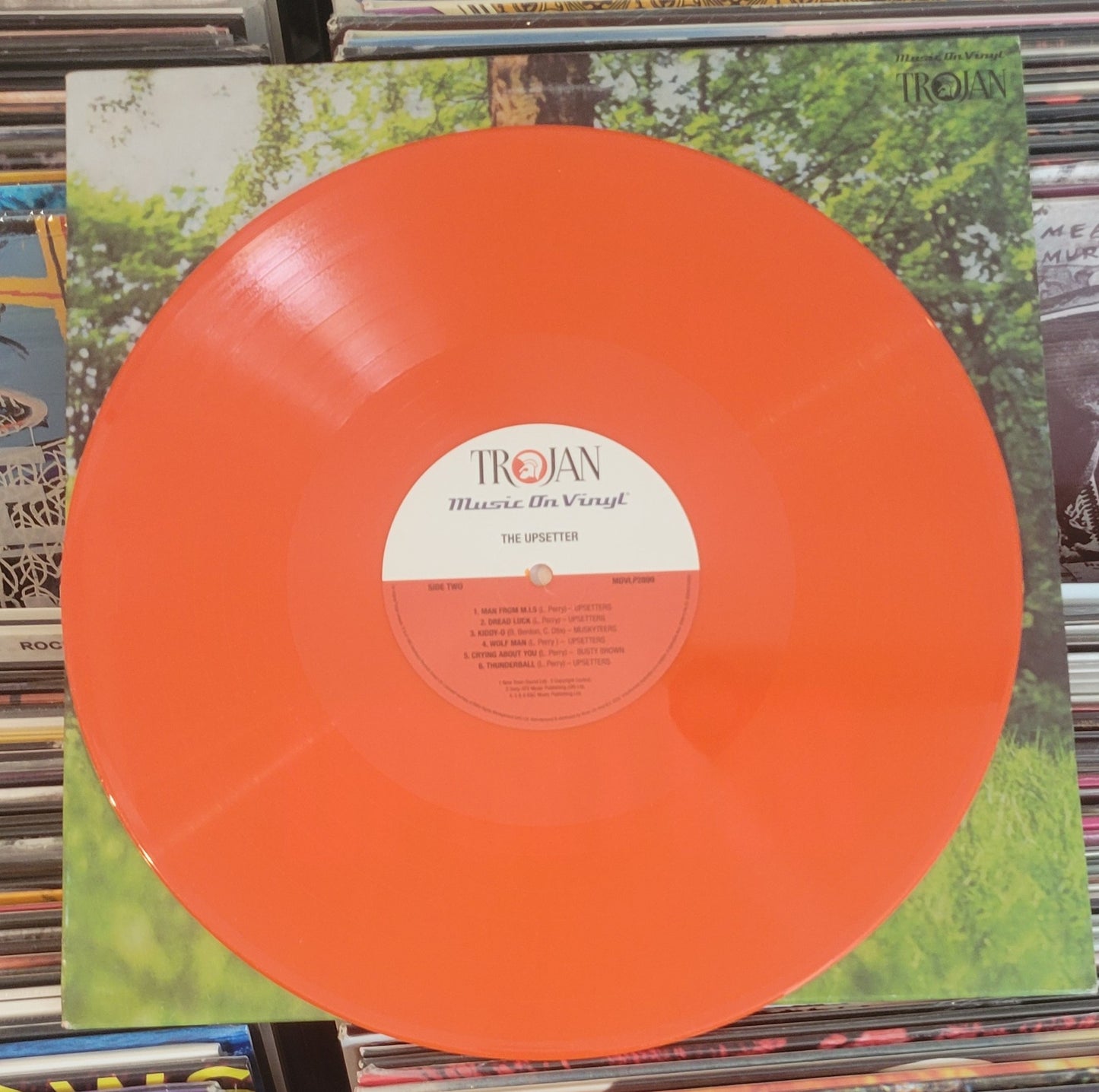 THE UPSETTER (2022) Roots Reggae Orange Vinyl Reissue VG+/VG+