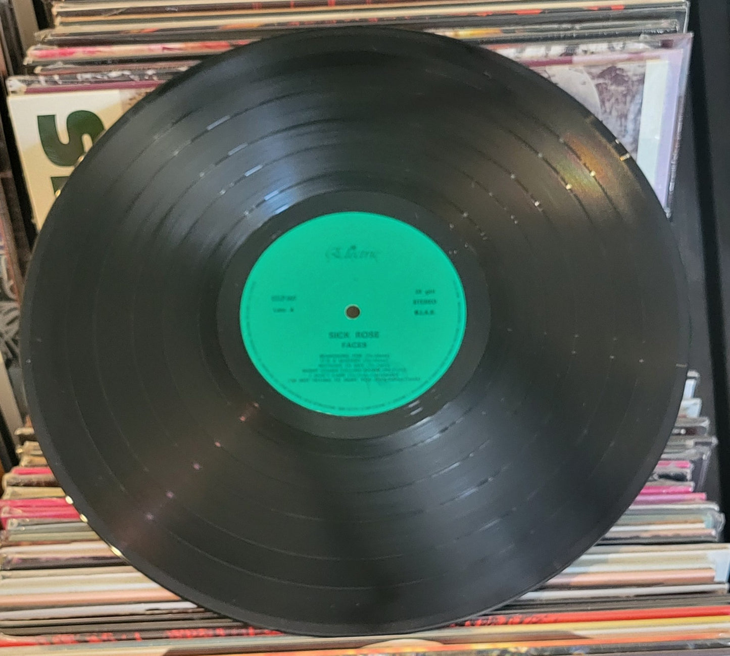 SICK ROSE, THE "Faces" LP (1986) Garage Rock Italian Press VG+/VG