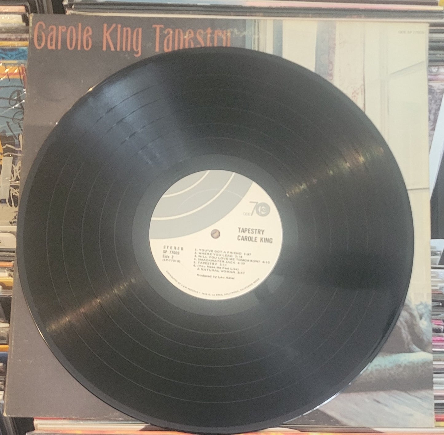 KING, CAROL "Tapestry" LP (1971) Original Ode Pressing VG/VG