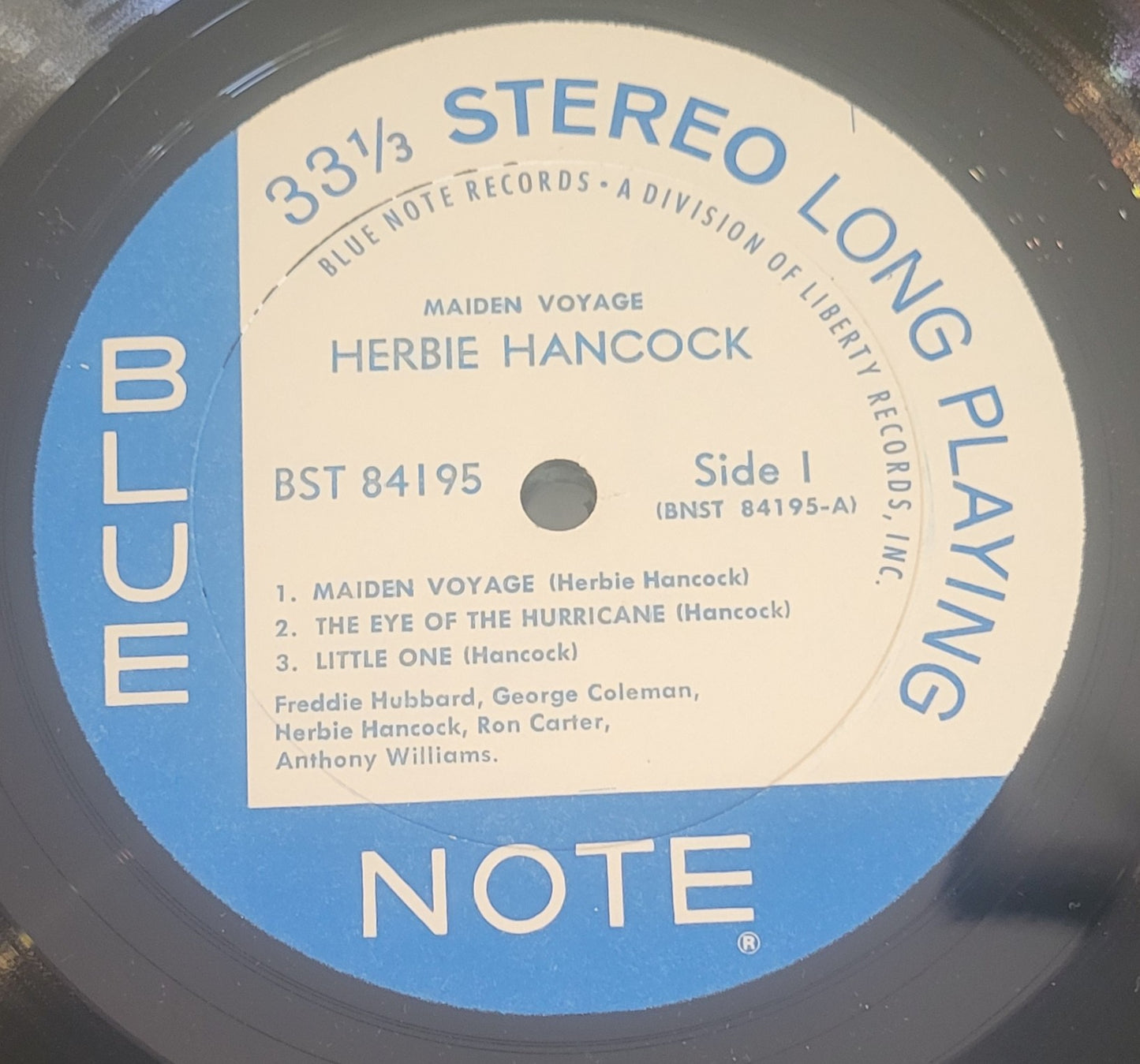 HANCOCK, HERBIE "Maiden Voyage" LP (1966) BLUE NOTE Jazz Clean VG/VG