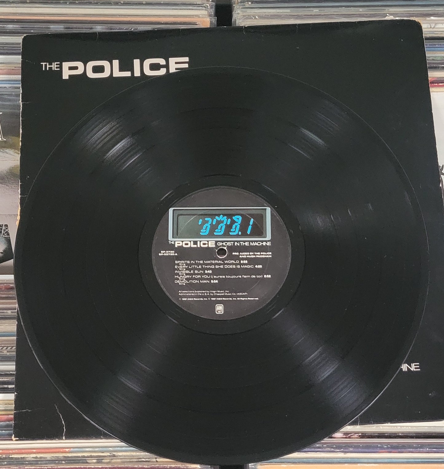 POLICE, THE "Ghost in The Machine" LP (1981) USED VG/VG