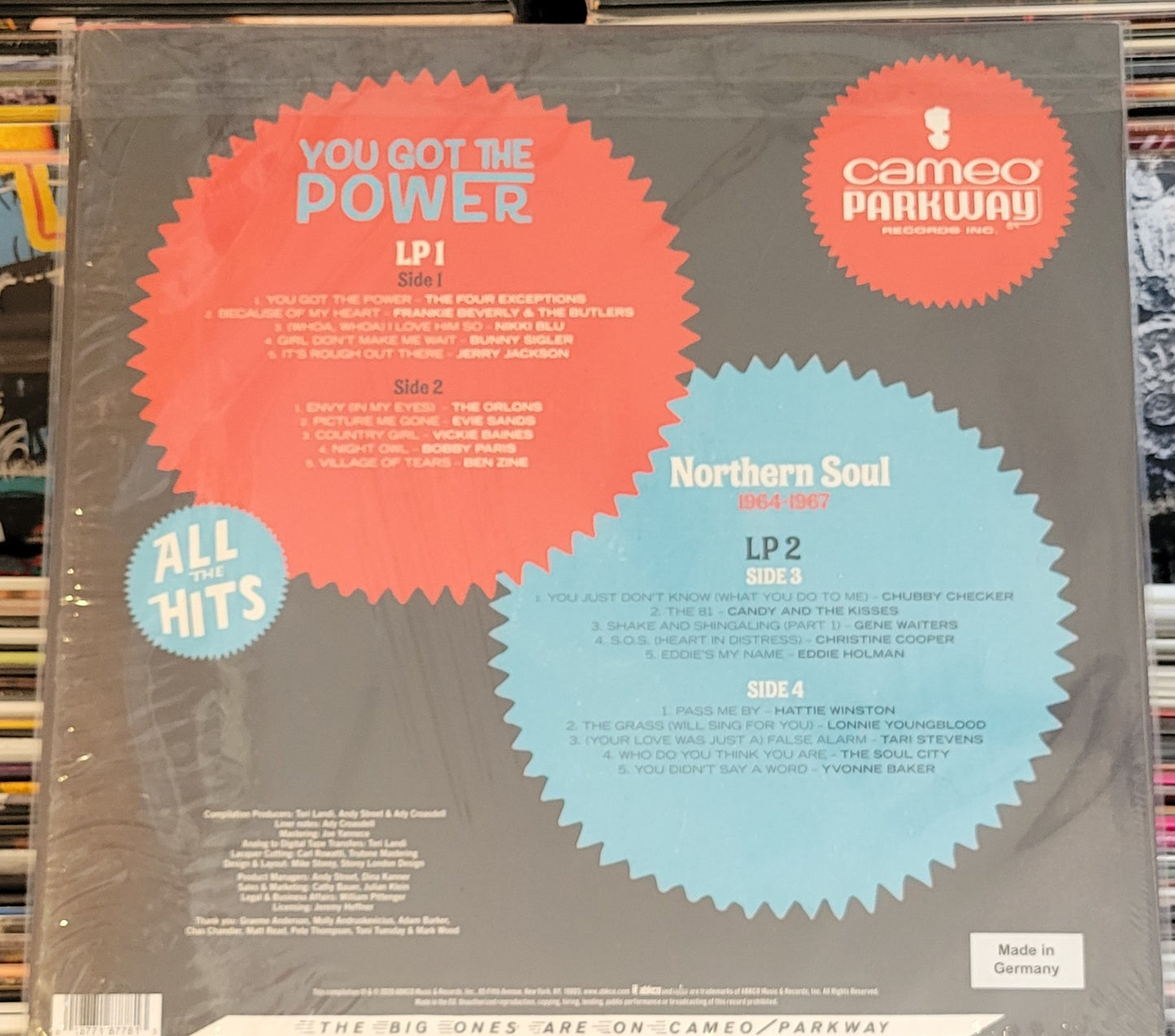 YOU'VE GOT THE POWER (Northern Soul 1964-1967) RSD 2021 Blue Vinyl 2LP VG+/VG+