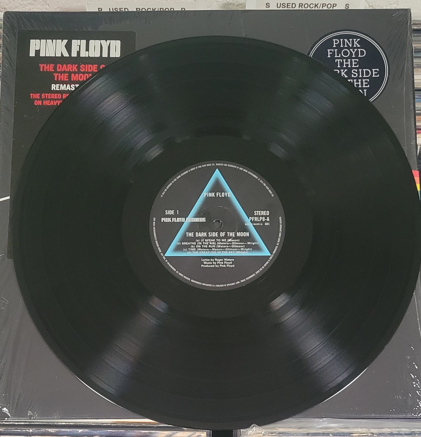 PINK FLOYD "The Dark Side of The Moon" LP (2022) VG/VG+ (POSTERS)