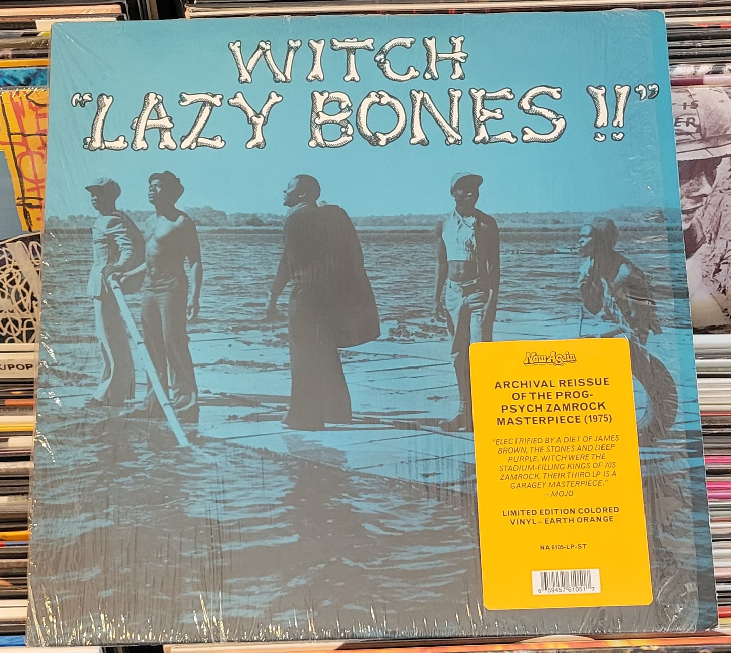 WITCH "Lazy Bones!!" LP (2025) African Prog Rock Orange Vinyl VG+/VG+