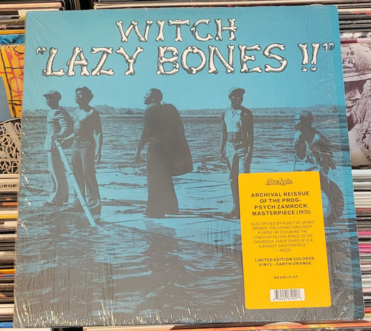 WITCH "Lazy Bones!!" LP (2025) African Prog Rock Orange Vinyl VG+/VG+