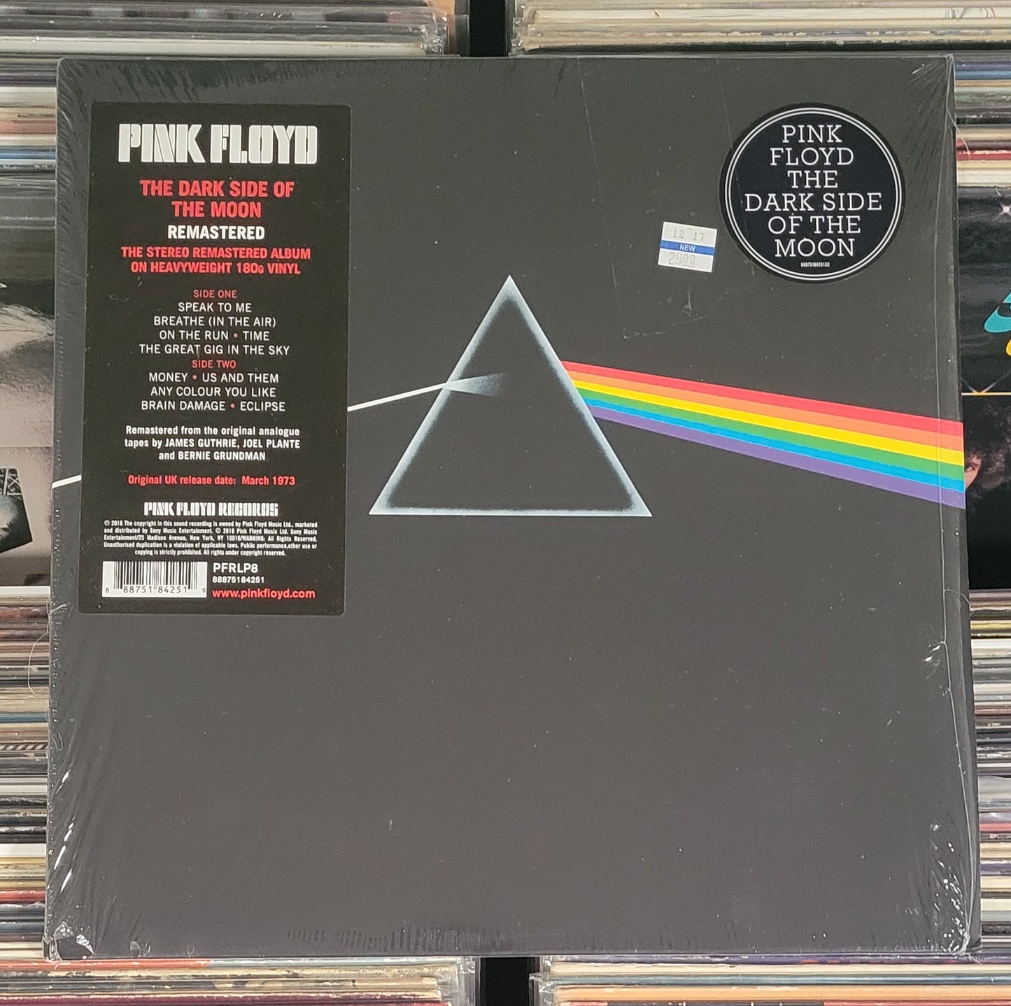 PINK FLOYD "The Dark Side of The Moon" LP (2022) VG/VG+ (POSTERS)