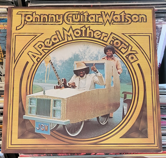 WATSON, JOHNNY GUITAR "A Real Mother For Ya" (1977) Funk Disco VG/VG