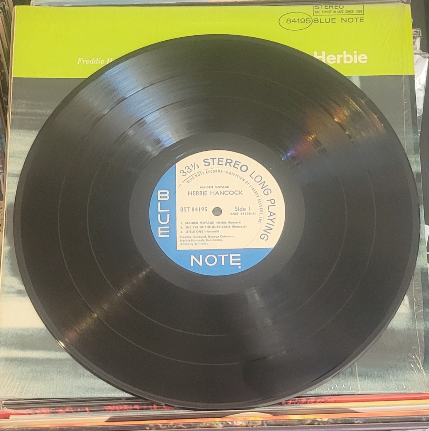 HANCOCK, HERBIE "Maiden Voyage" LP (1966) BLUE NOTE Jazz Clean VG/VG