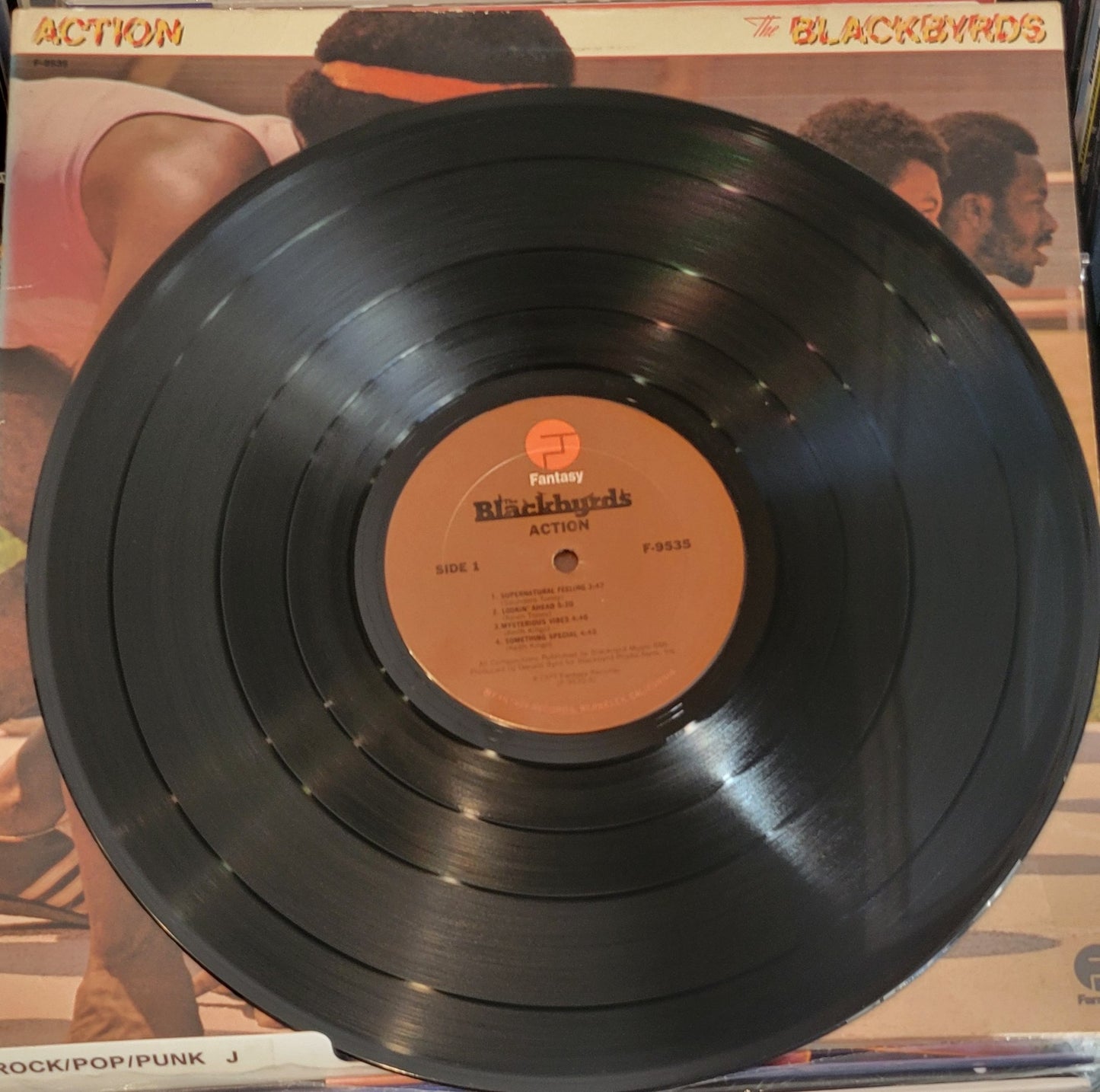 BLACKBYRDS, THE "Action" LP (1977) Jazz-Funk Soul GATEFOLD VG/VG+