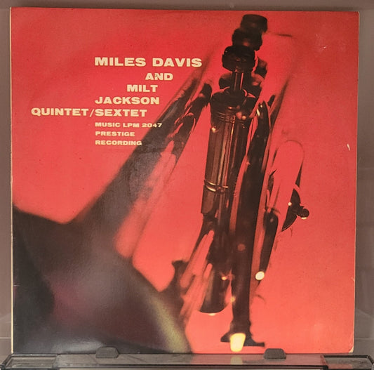 DAVIS, MILES & MILT JACKSON "Quintet/Sextet" LP (1956, Italy)
