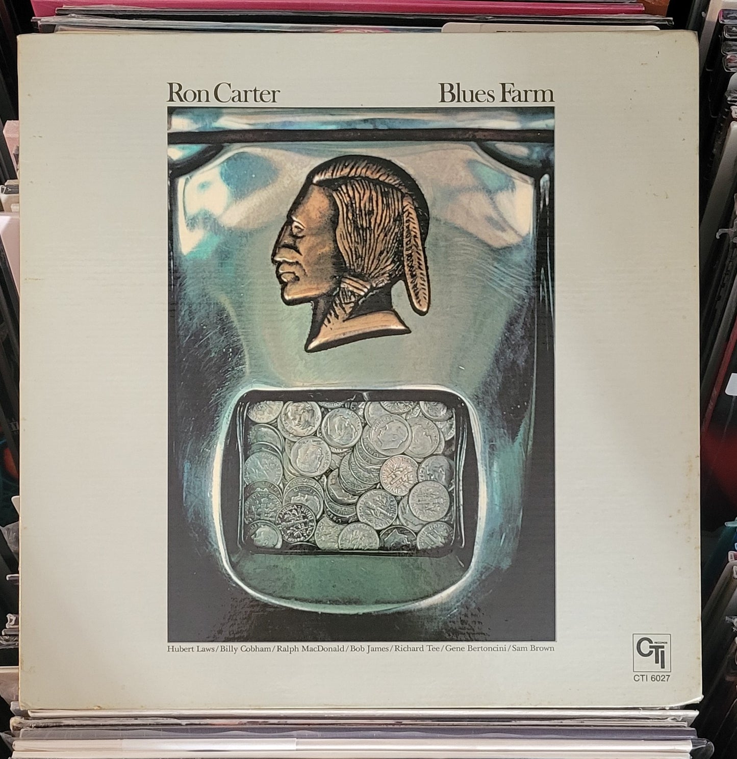 CARTER, RON "Blues Farm" LP (1973) Jazz VG+
