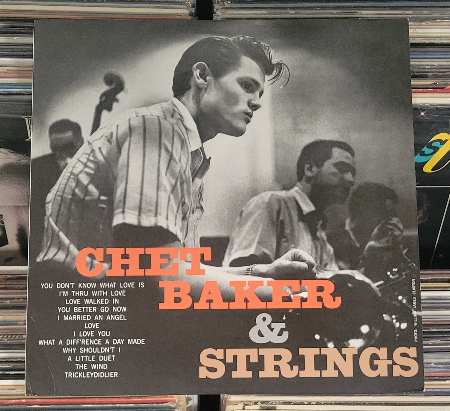 BAKER, CHET "Chet Baker and Strings" LP (180g) 2015 Reissue VG+/VG+