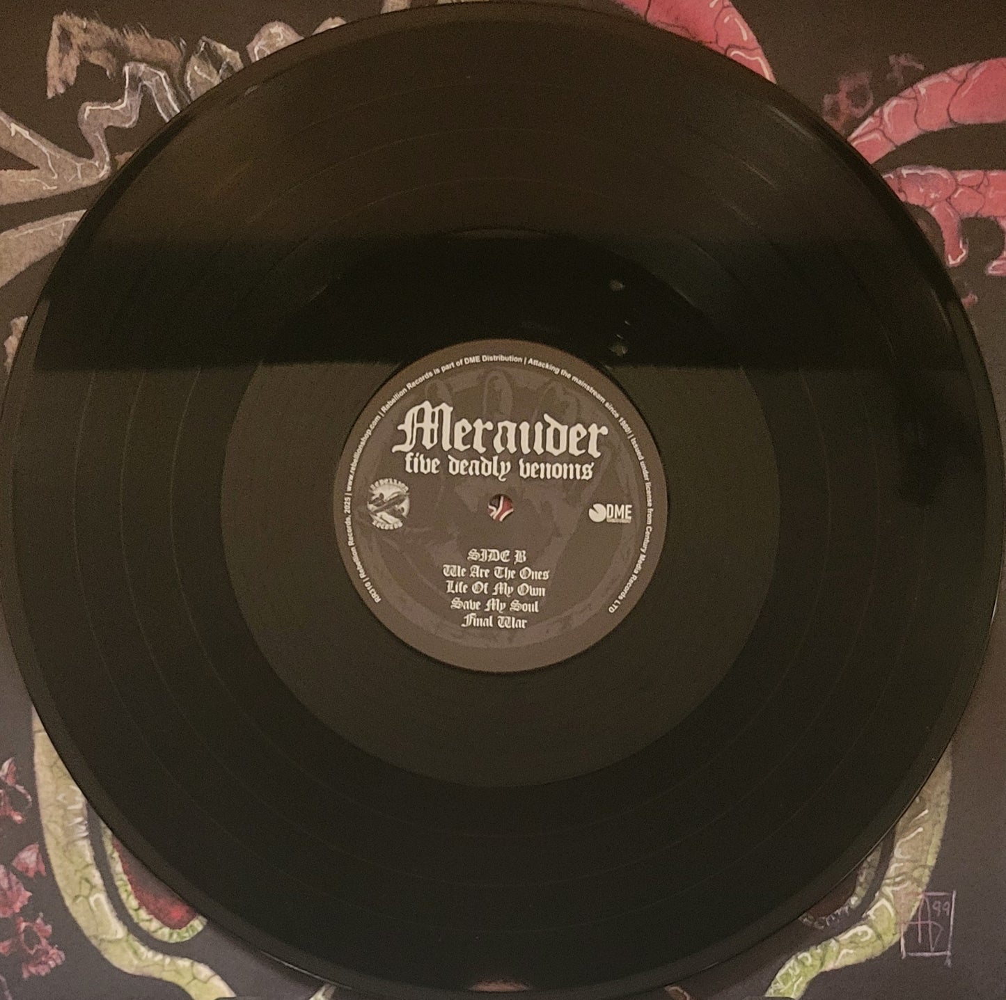 MERAUDER "Five Deadly Venoms" LP (Black)