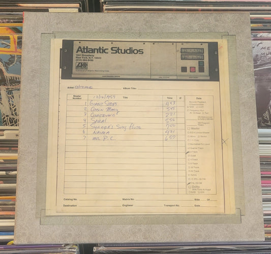 COLTRANE, JOHN "Giant Steps" LP (2008 BOX SET) Rhino Jazz VG+/VG+