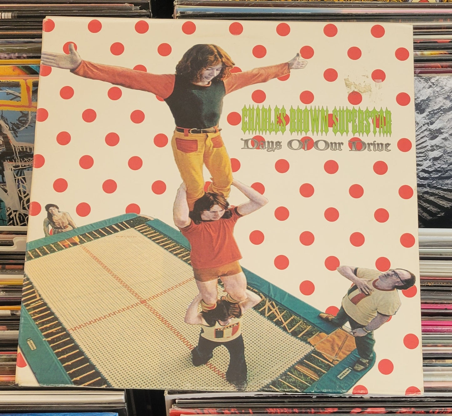 CHARLES BROWN SUPERSTAR Double LP (1995) Rock Li-Fi VG+/VG+