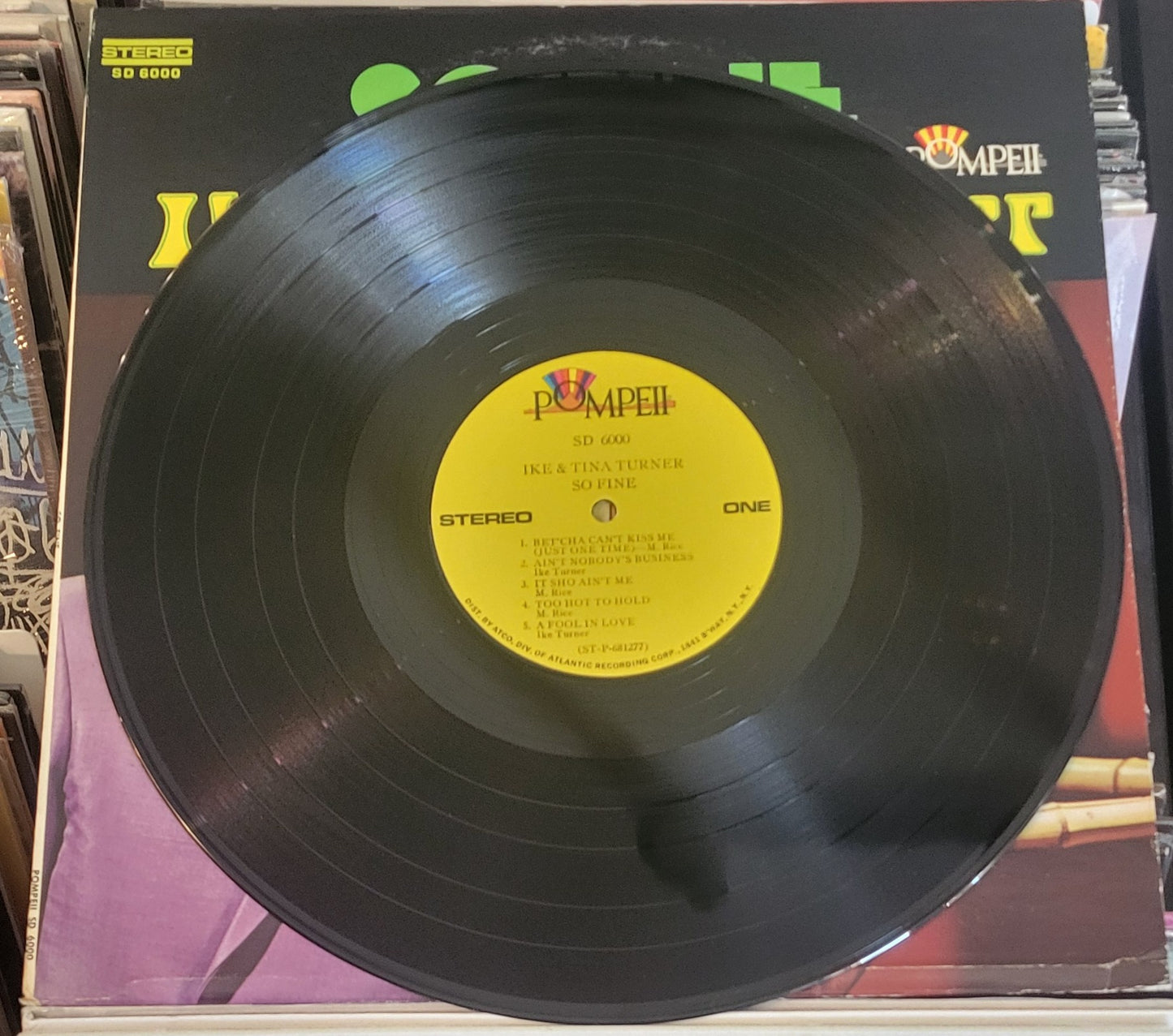 TURNER, IKE & TINA "So Fine" (1968) Funk/Soul LP VG/VG