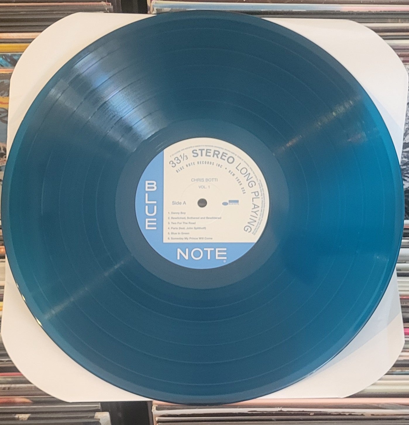 BOTTI, CHRIS "Volume 1" LP (2023) Blue Note Jazz Blue Vinyl VG+/VG+