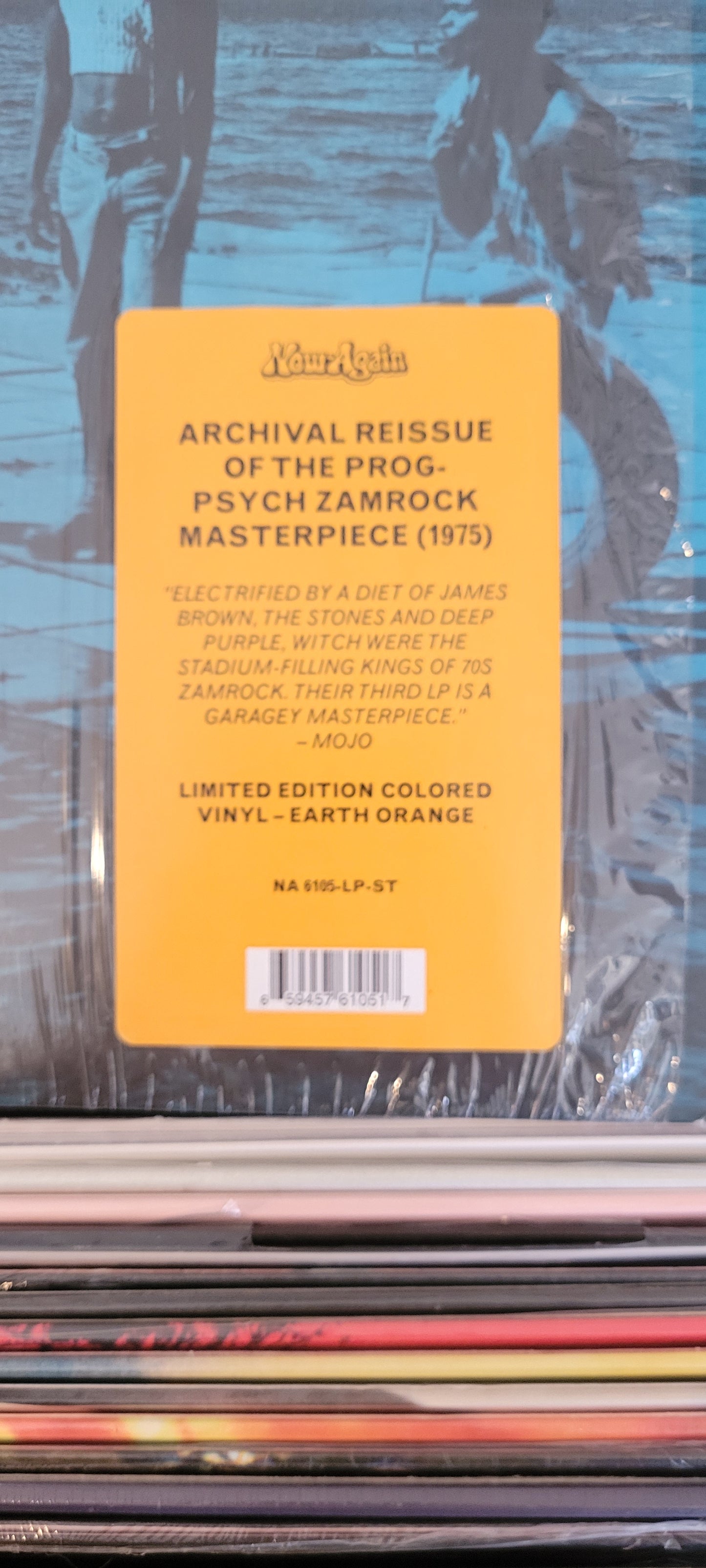 WITCH "Lazy Bones!!" LP (2025) African Prog Rock Orange Vinyl VG+/VG+