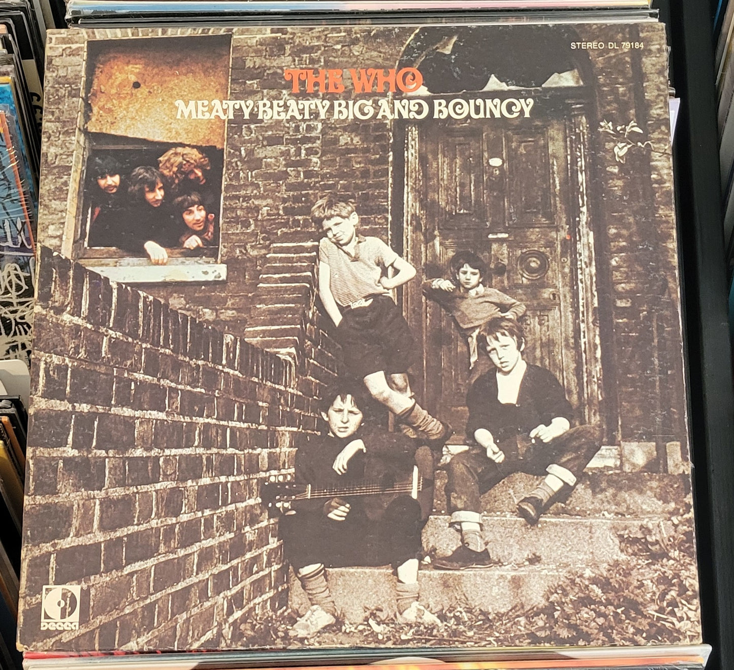 THE WHO "Meaty Beaty Big and Bouncy" LP (1971) Beat Mod Rock VG/VG