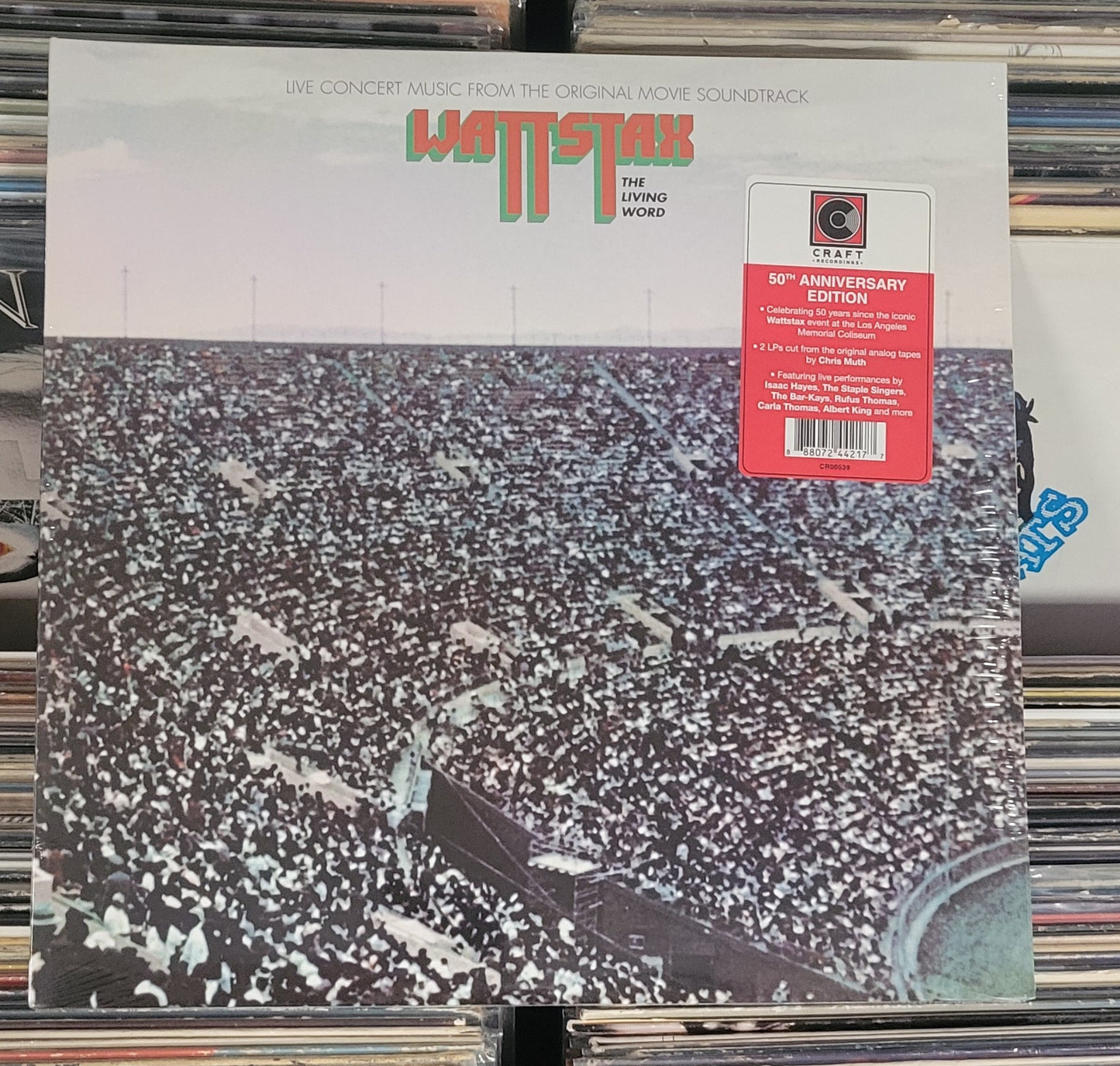 VARIOUS "Wattstax: The Living Word" LPX2 Soul/Funk OST (NEW/SEALED)