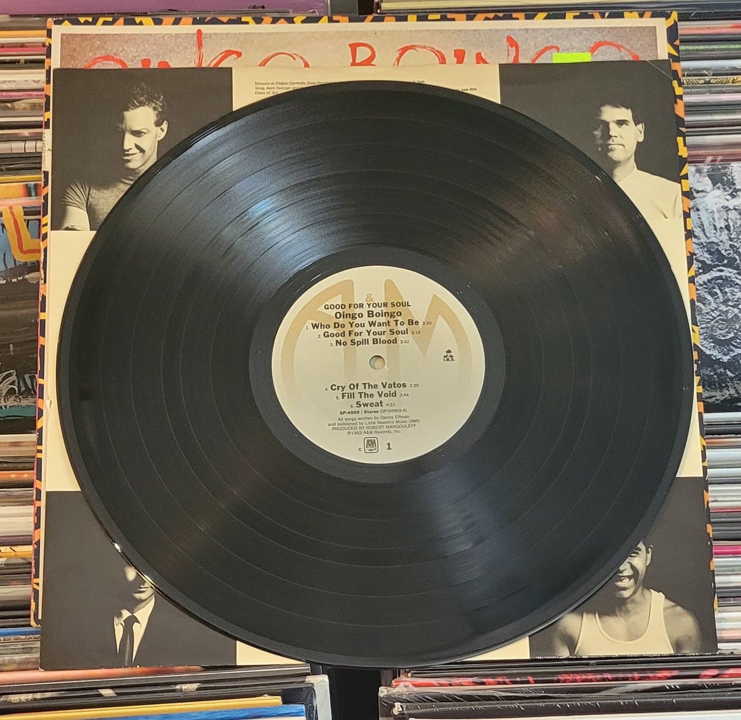 OINGO BOINGO "Good For Your Soul" LP (1983) New Wave Ska VG+/VG+