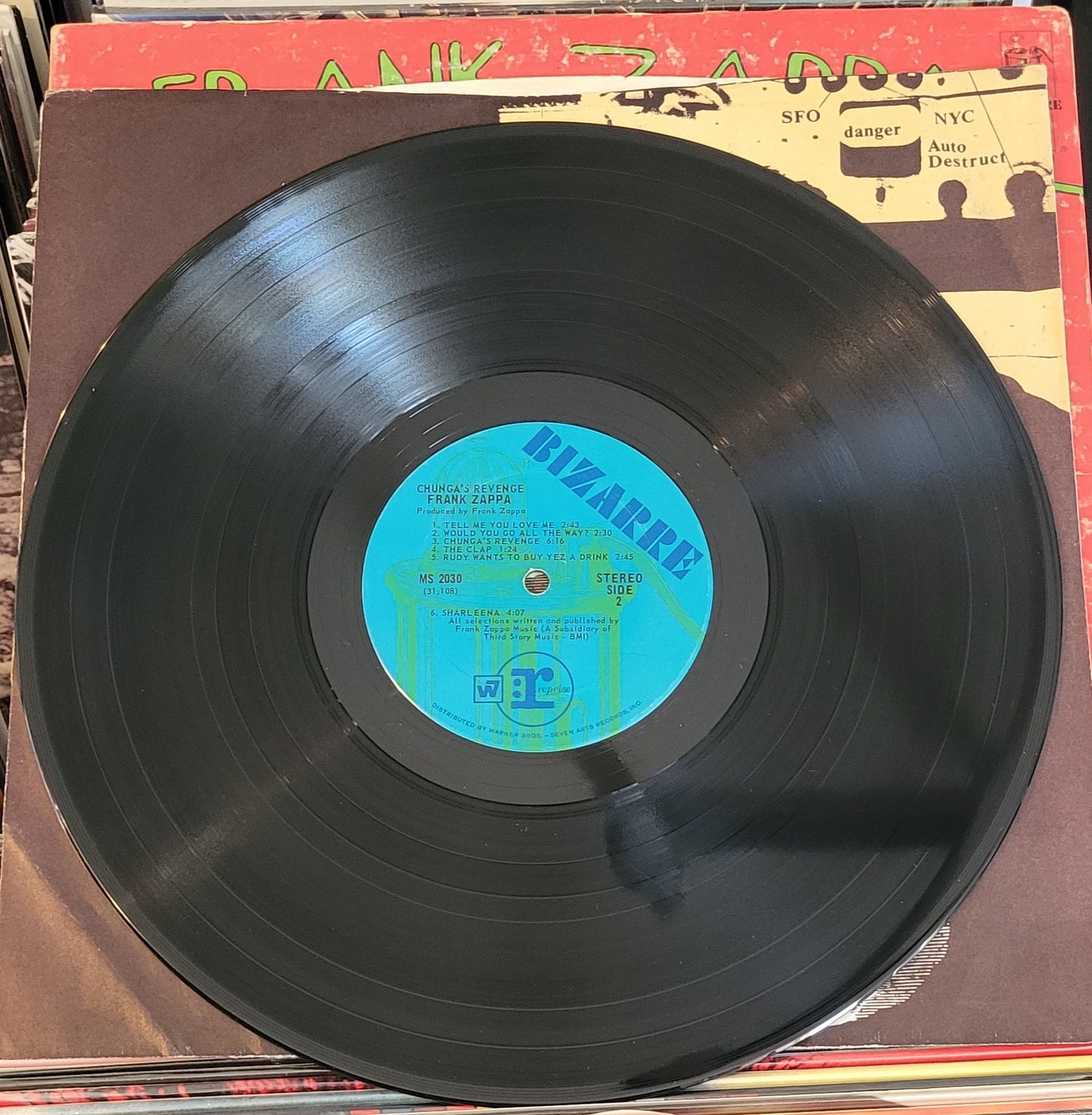 ZAPPA, FRANK "Chunga's Revenge LP (Original) VG+/VG