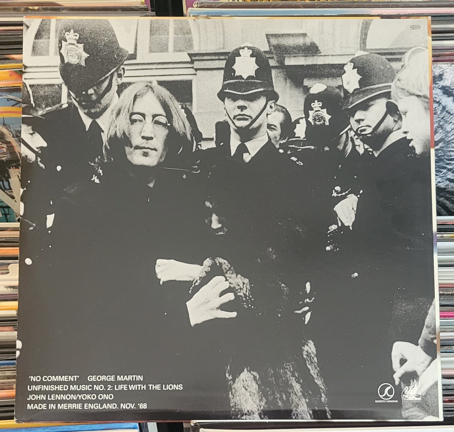 JOHN LENNON/YOKO ONO "Unfinished Music No. 2: Life With The Lions" (2016) Rock Folk VG+/VG+