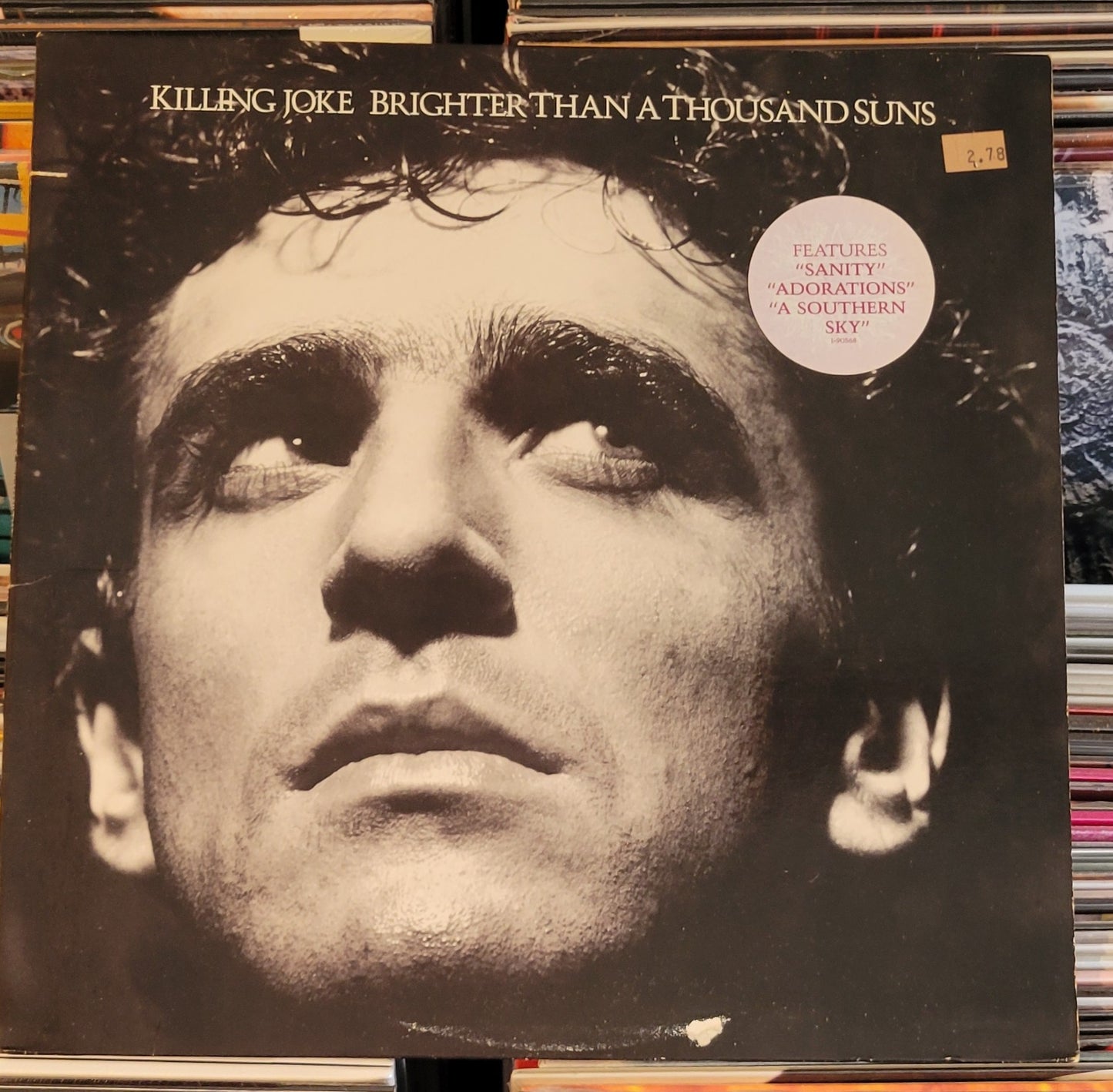 KILLING JOKE "Brighter Than a Thousand Suns" LP (1986) Rock New Wave VG/VG