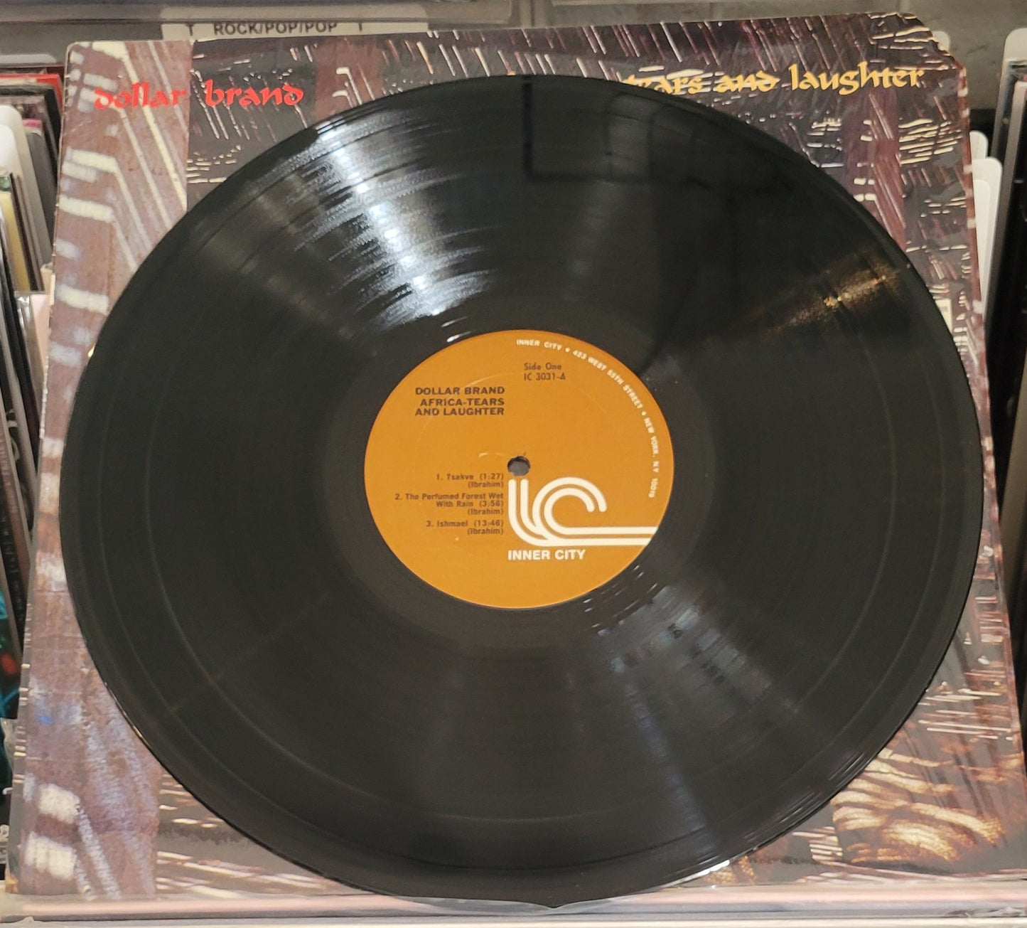 DOLLAR BRAND "Africa - Tears and Laughter" LP (1980) VG+/VG