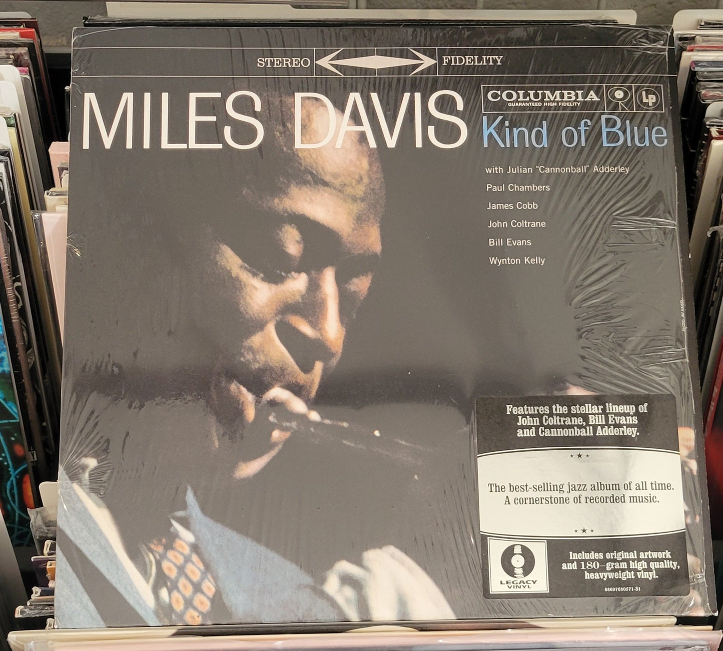 DAVIS, MILES "Kind of Blue" LP (180g) 2010 Legacy Reissue VG+/VG+