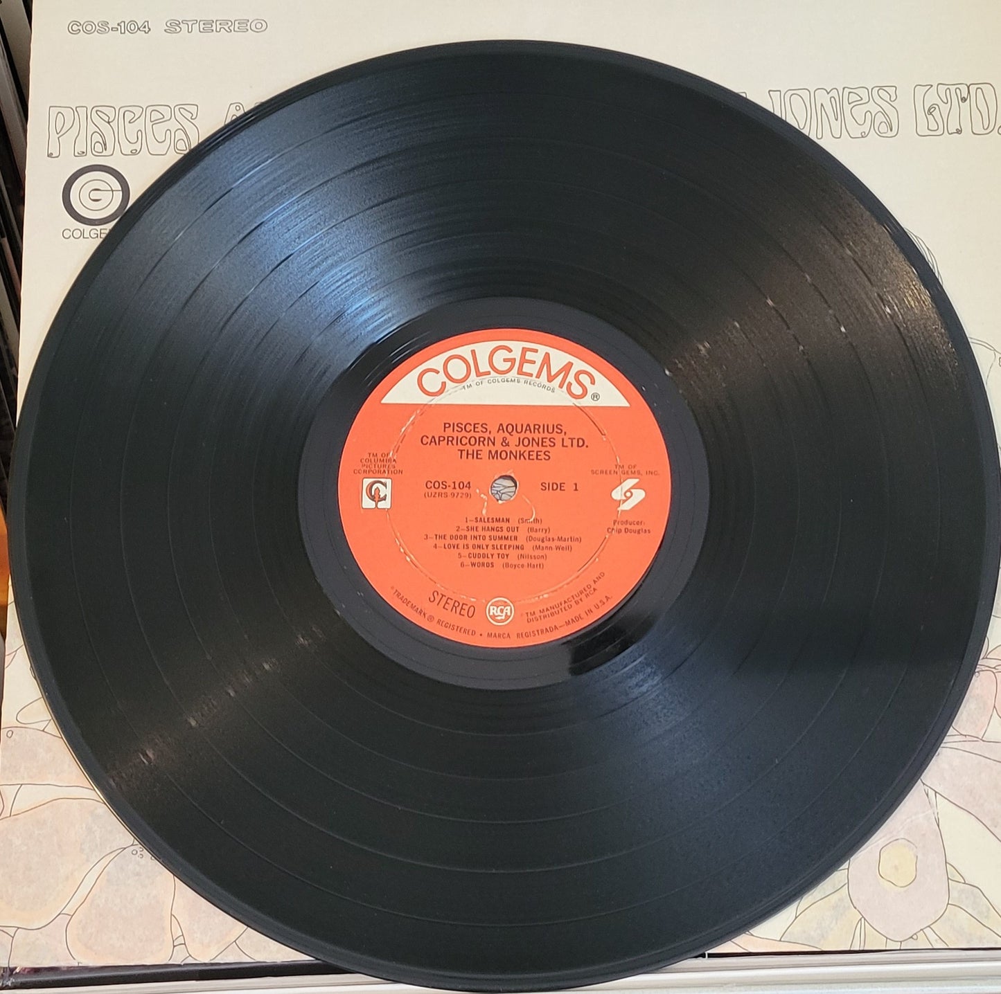 MONKEES, THE "Pisces, Aquarius, Capricorn & Jones Ltd." (1967) Rock Psych VG/VG