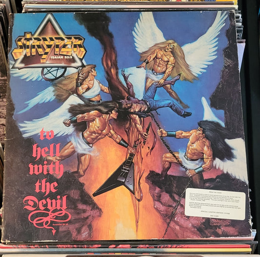 STRYPER "To Hell With The Devil" LP (1986) VG/VG Original