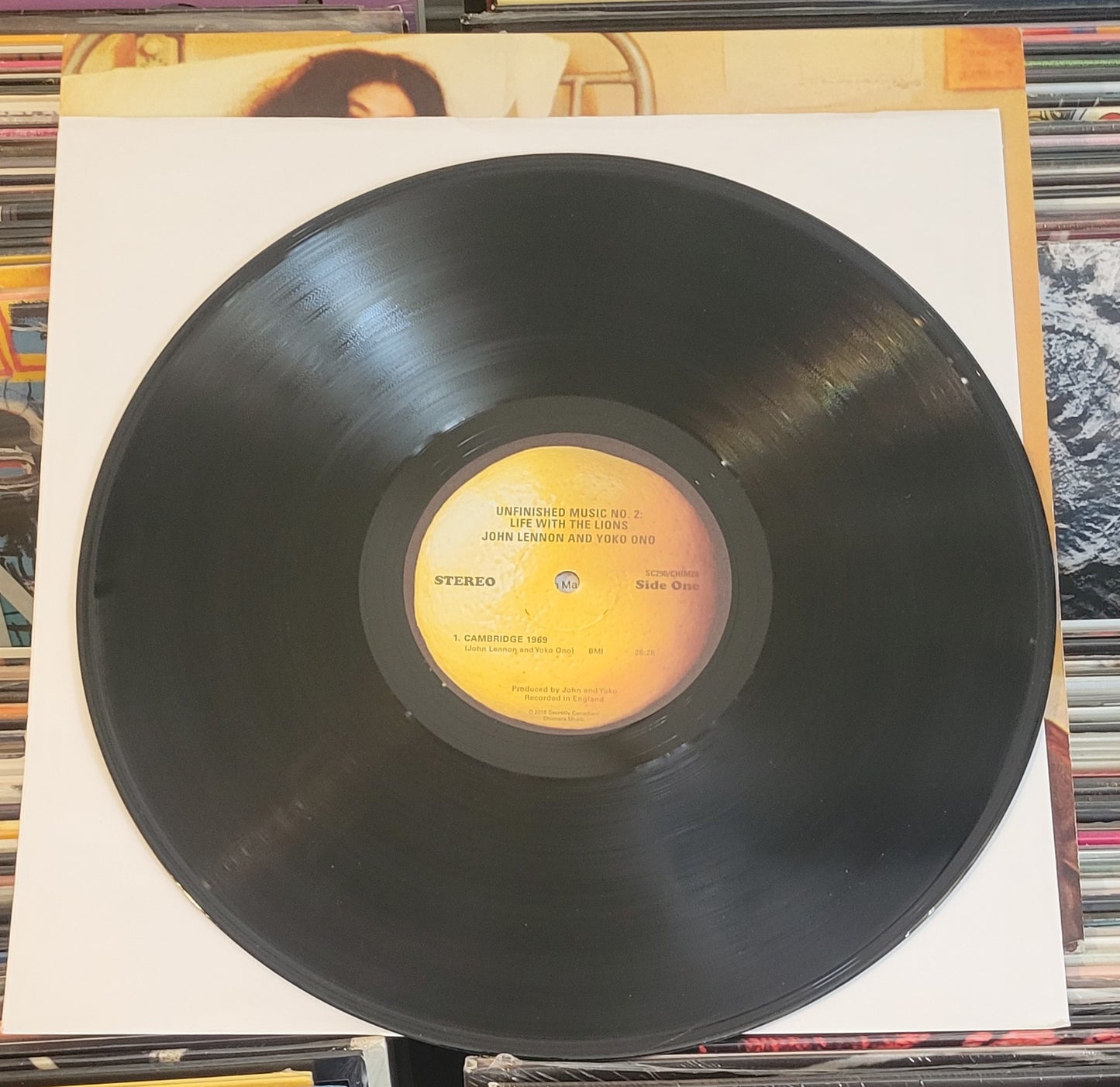 JOHN LENNON/YOKO ONO "Unfinished Music No. 2: Life With The Lions" (2016) Rock Folk VG+/VG+
