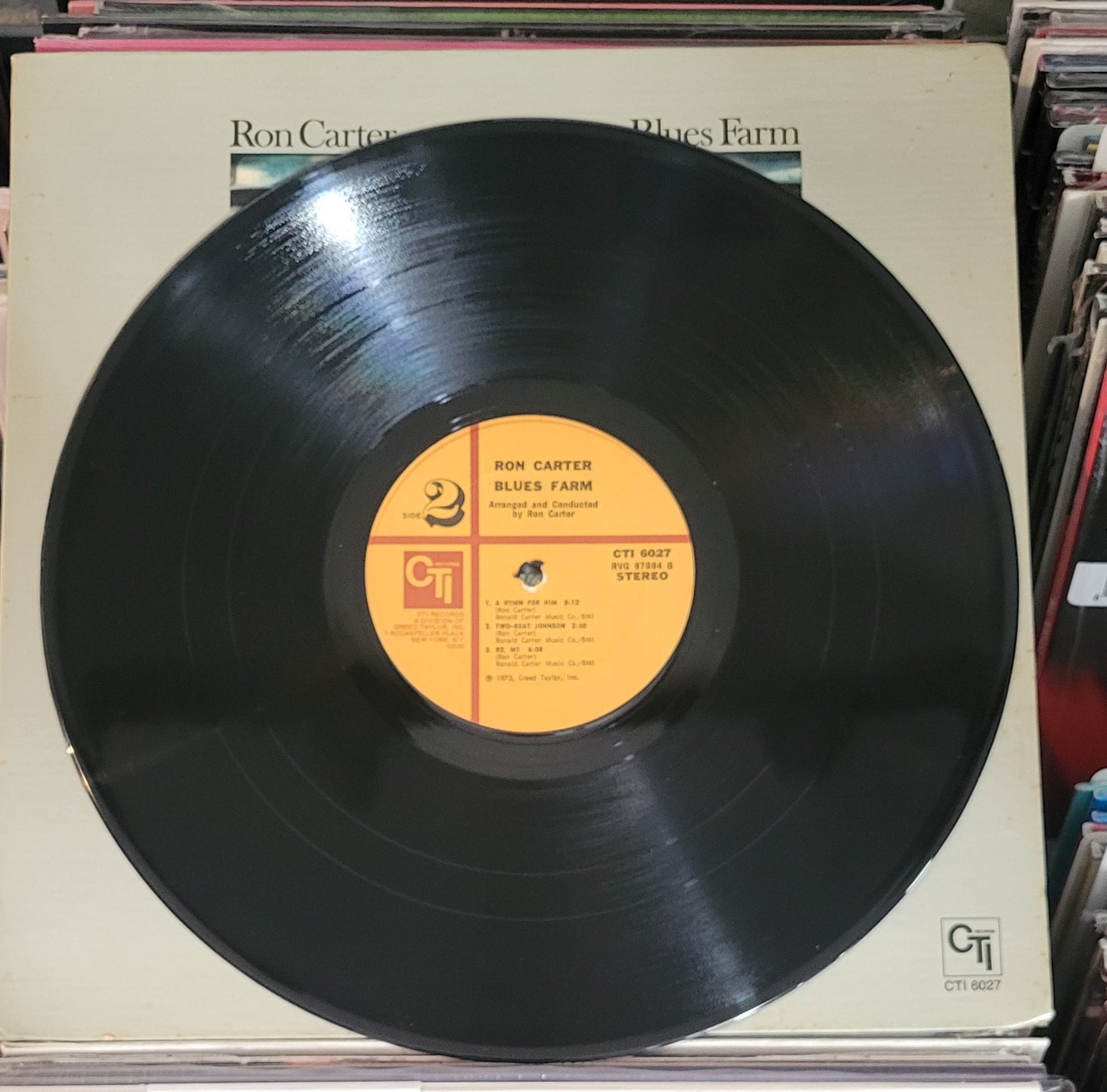 CARTER, RON "Blues Farm" LP (1973) Jazz VG+