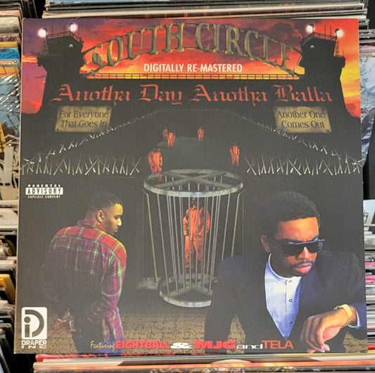 SOUTH CIRCLE "Another Day Another Balla" LPx2 (2021) Gangsta Rap Splatter VG+
