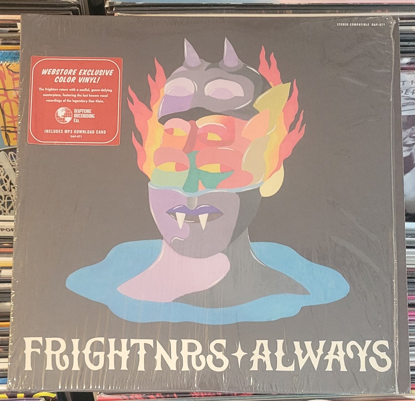FRIGHTNRS, THE "Always" LP (2022) Reggae Rocksteady Queens Aurora Colored VG/VG+