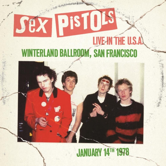 SEX PISTOLS "Live In The U.S.A. 1978 - Winterland Ballroom, San Francisco" LP (Blue Vinyl)